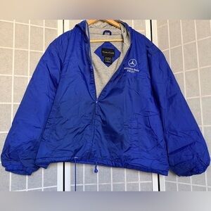UltraClub Mercedes benz valet Blue Nylon Jacket
